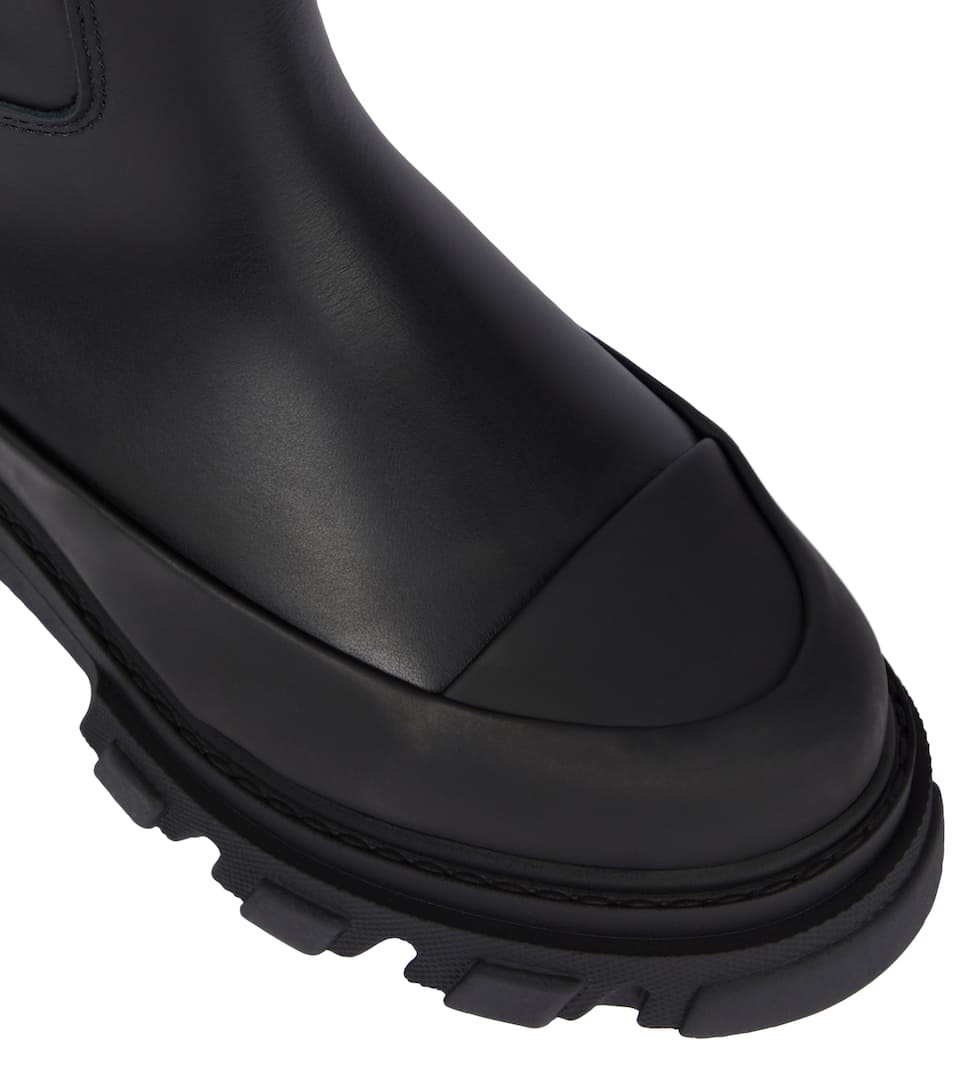 Shoes for Crews Unisex Slip On in Black Nubuck Leather Water Resistant