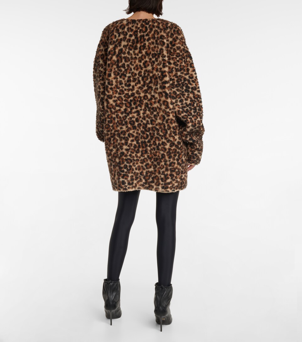 whistles leopard coat
