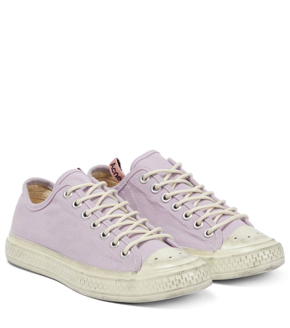 Purple canvas sneakers clearance