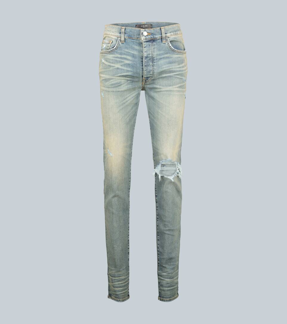 amiri broken track jeans
