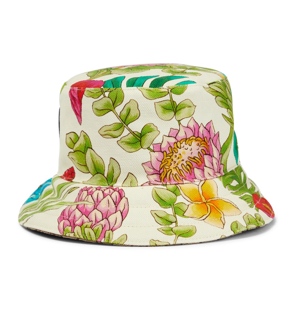 Gucci - Reversible canvas bucket hat 
