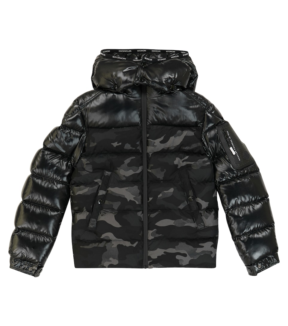 camouflage down coat