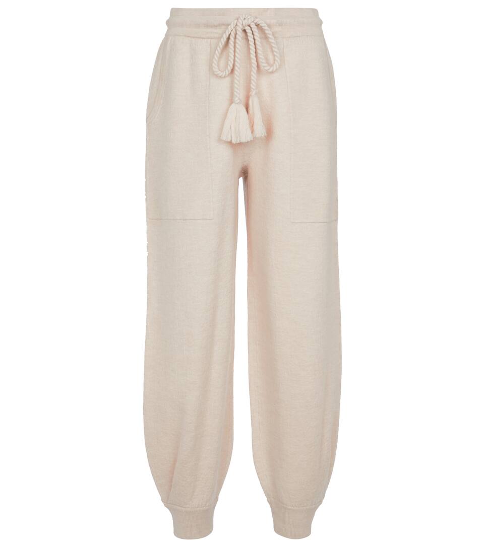 Knit sweatpants clearance
