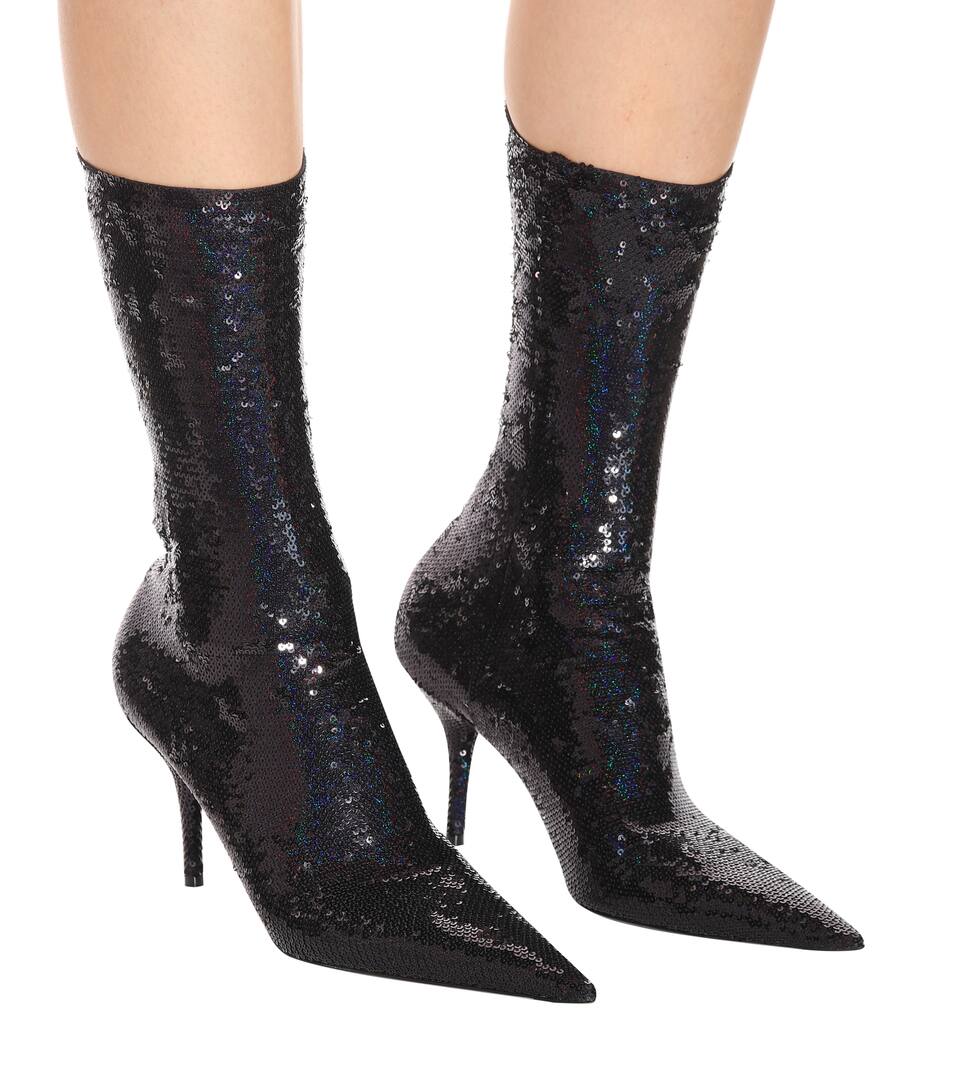 balenciaga sequin boots