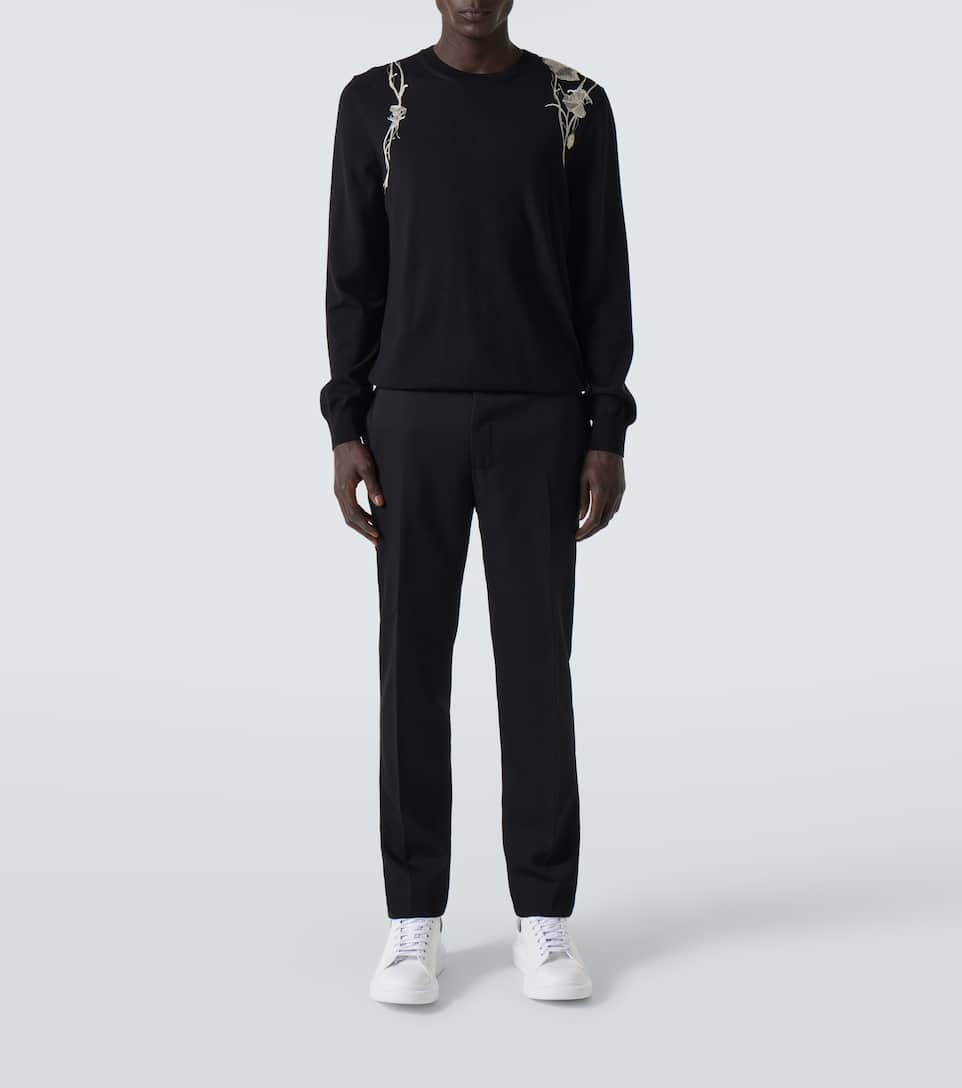 ALEXANDER MCQUEEN Oversized leather sneakers,P00439659