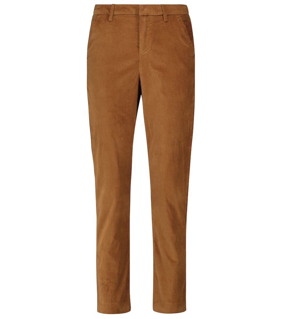 Tan velvet pants clearance