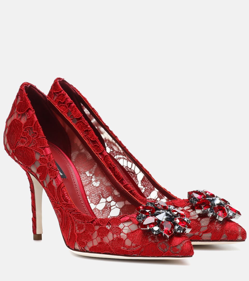 Verzierte Pumps Belluci Mit Spitze Dolce & Gabbana | Mytheresa Dolce & Gabbana Pumps & High Heels For Women On Sale In