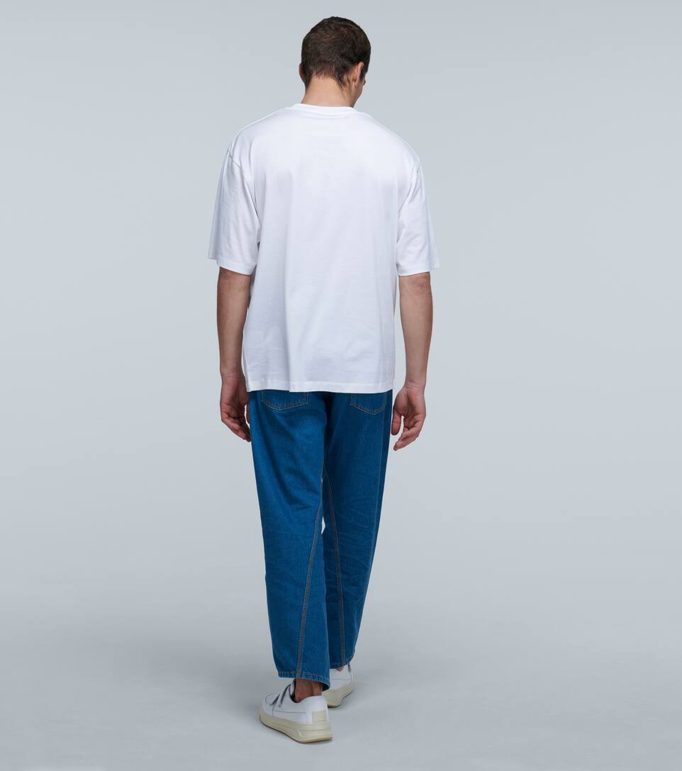 ACNE STUDIOS Erian Check Face T-shirt,P00442508