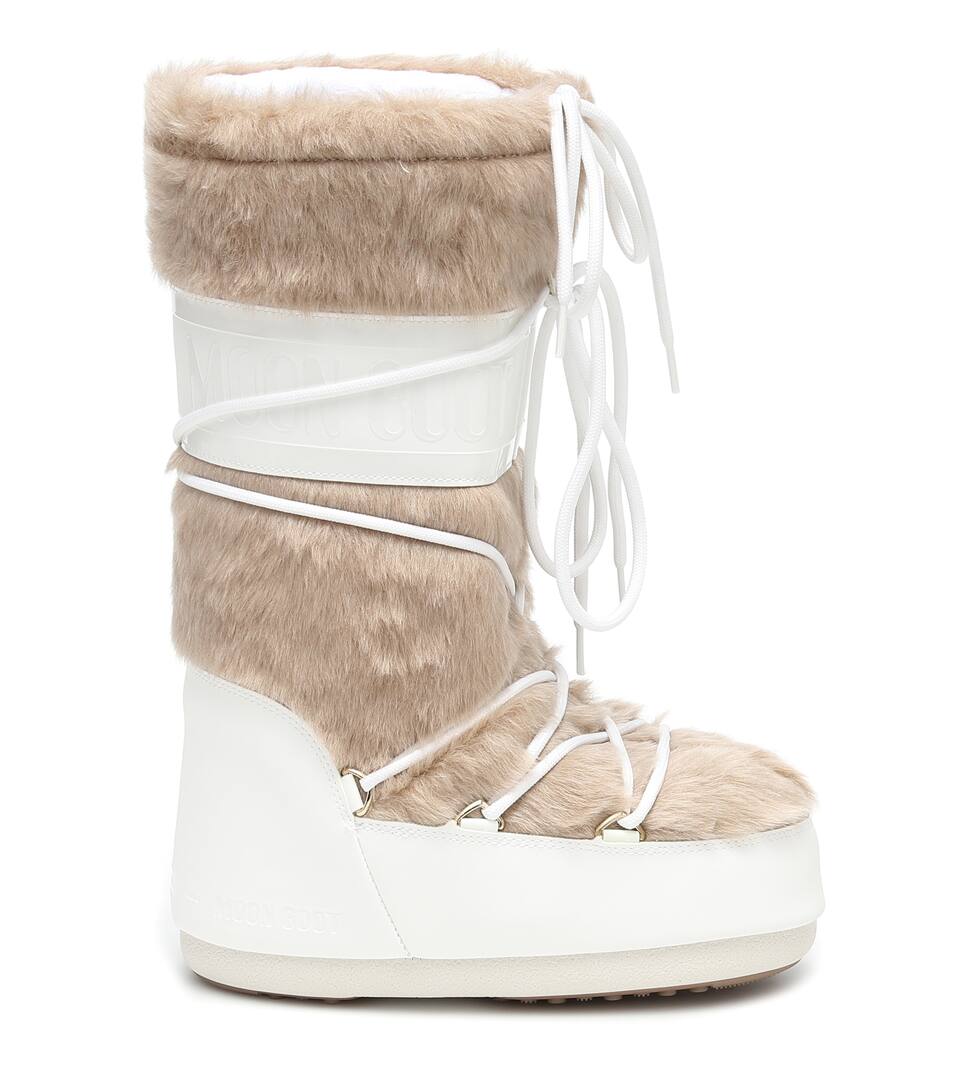 faux fur winter boots