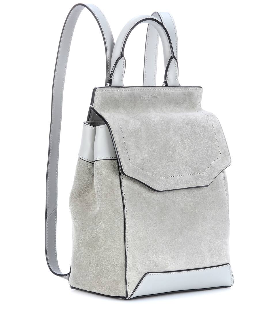 mini suede backpack