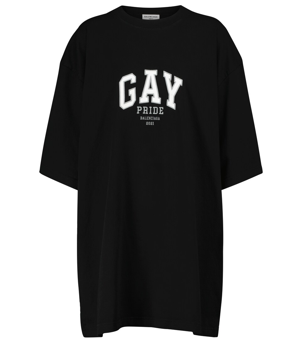 Balenciaga - Printed cotton T-shirt 