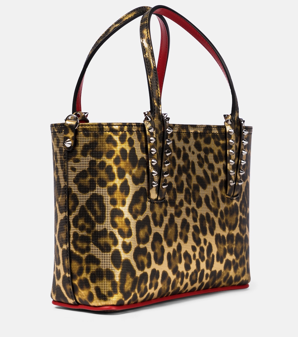 christian louboutin cabata tote cheetah