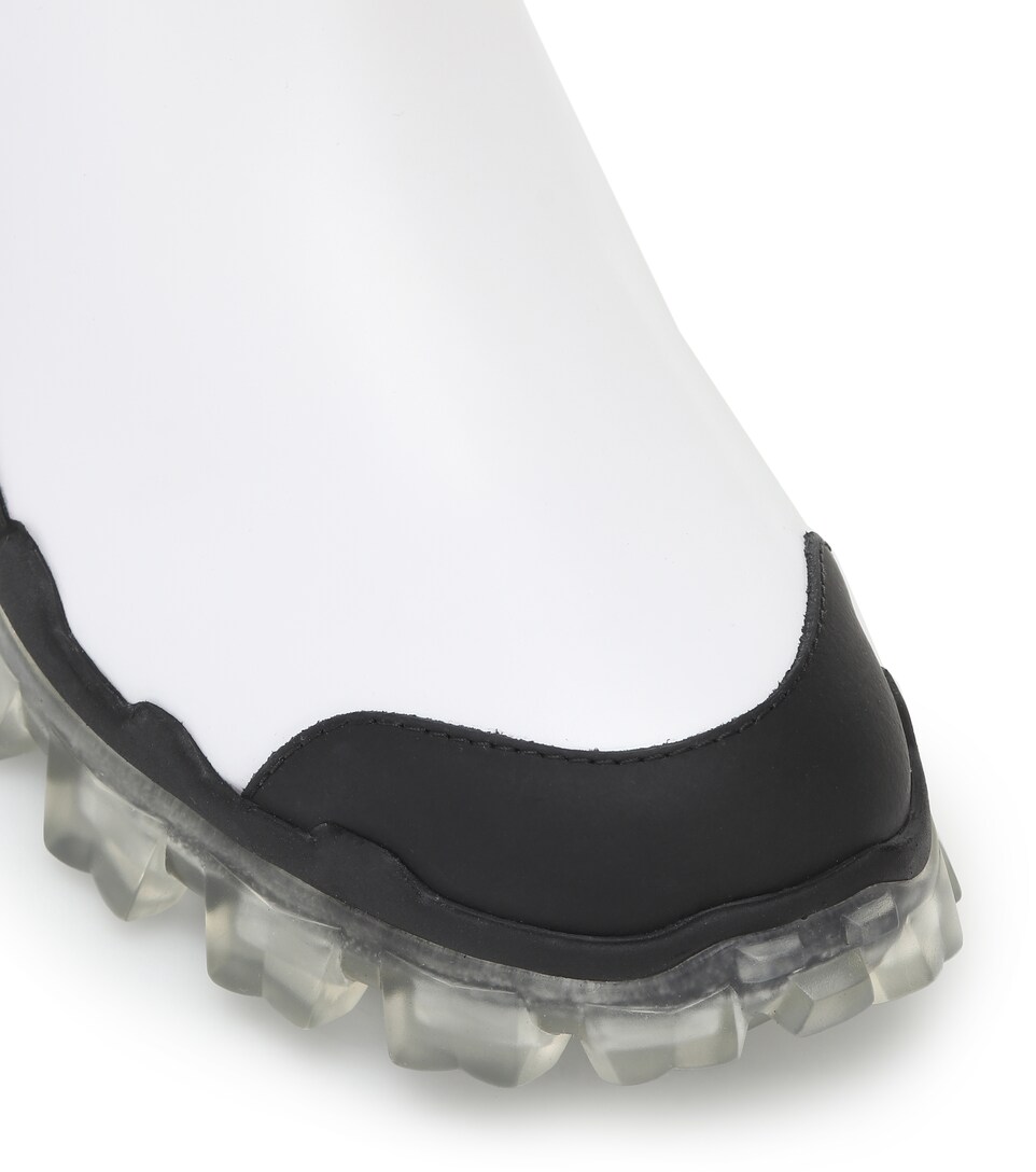Hanya Leather Ankle Boots - Moncler 