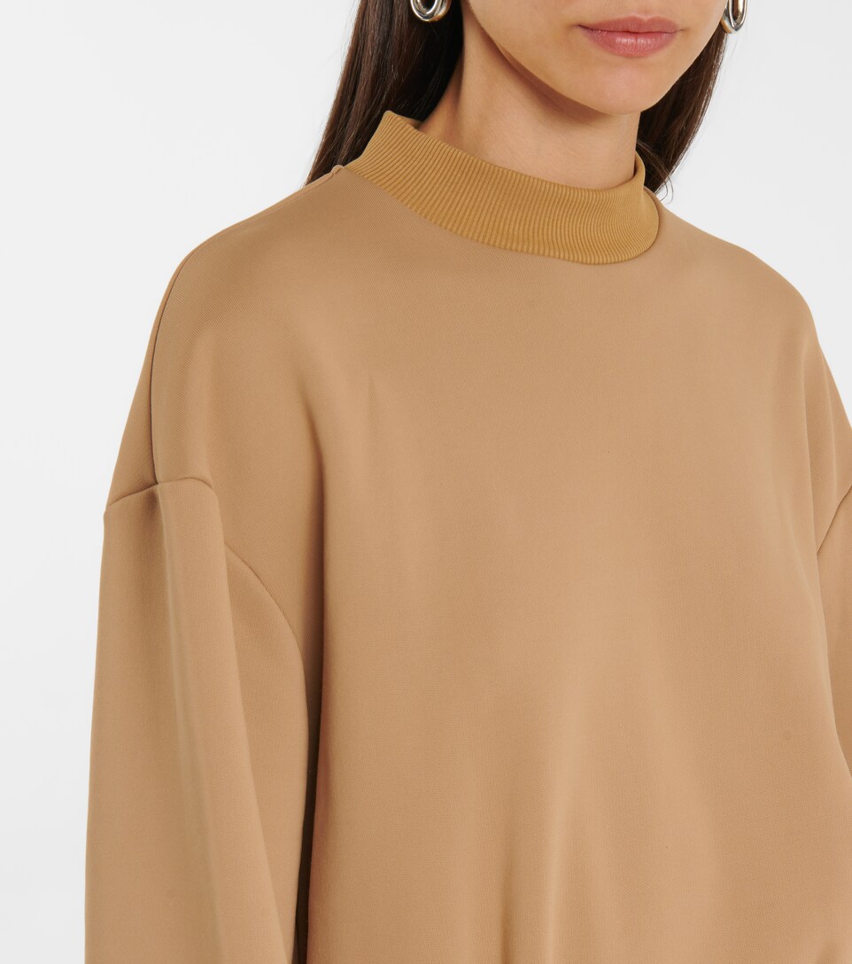 Palmer cotton-blend sweatshirt dress 