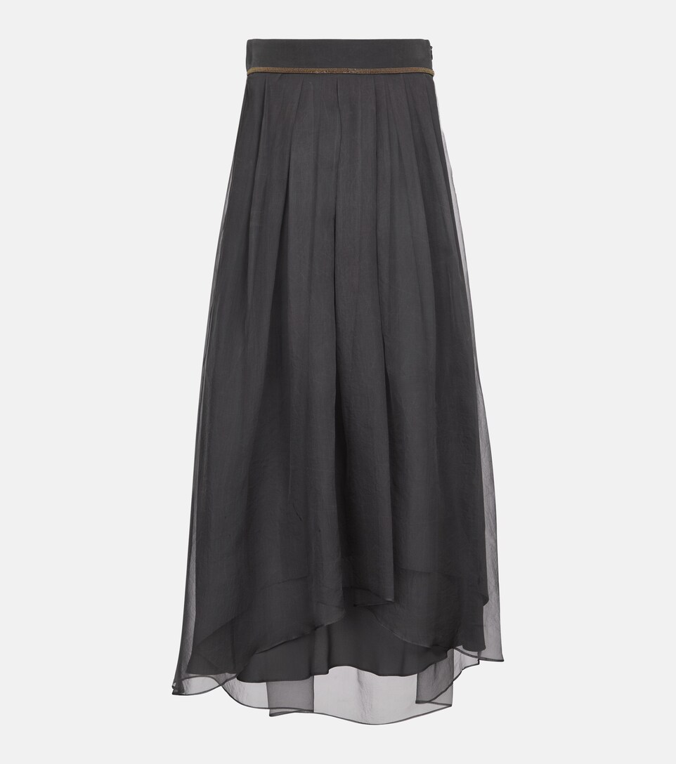 Brunello Cucinelli - Silk organza maxi 
