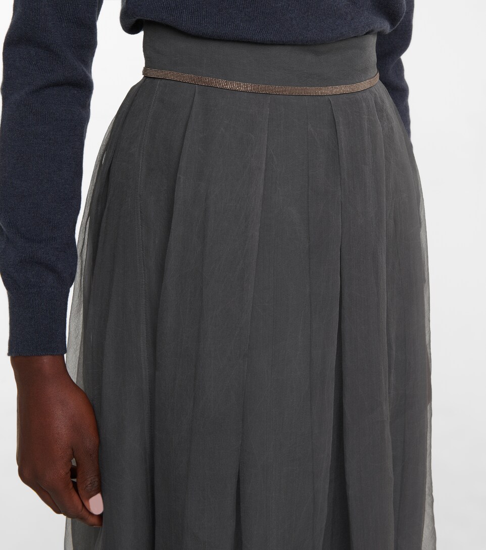 Brunello Cucinelli - Silk organza maxi 