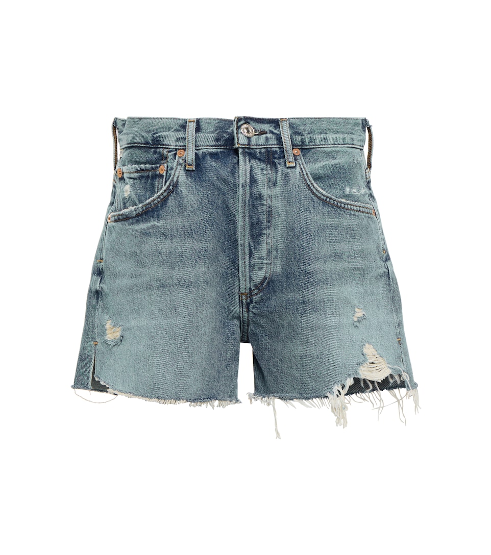 Marlow high-rise denim shorts 