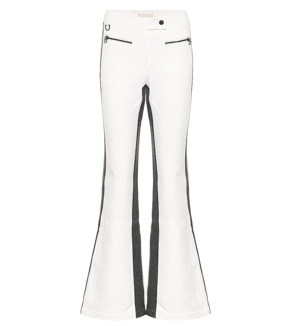 White flared ski pants clearance