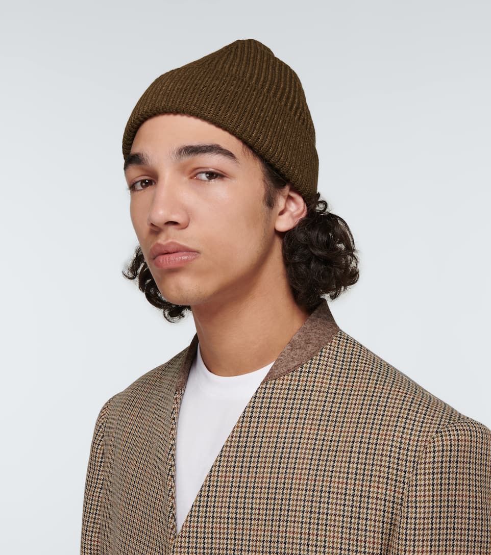 Maison margiela ribbed beanie clearance