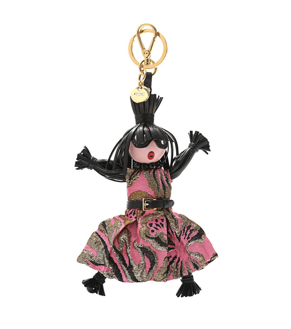 Prada Leather Bag Charm Mytheresa