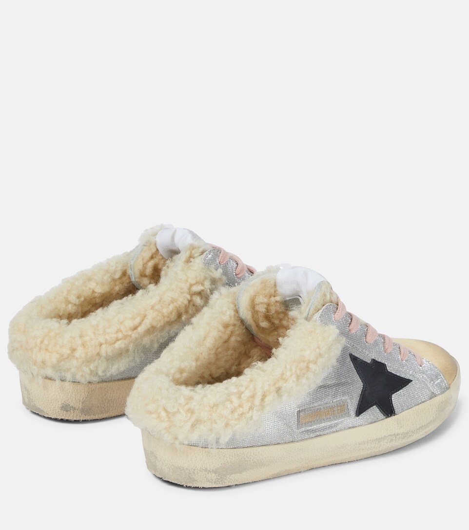 shearling slip on