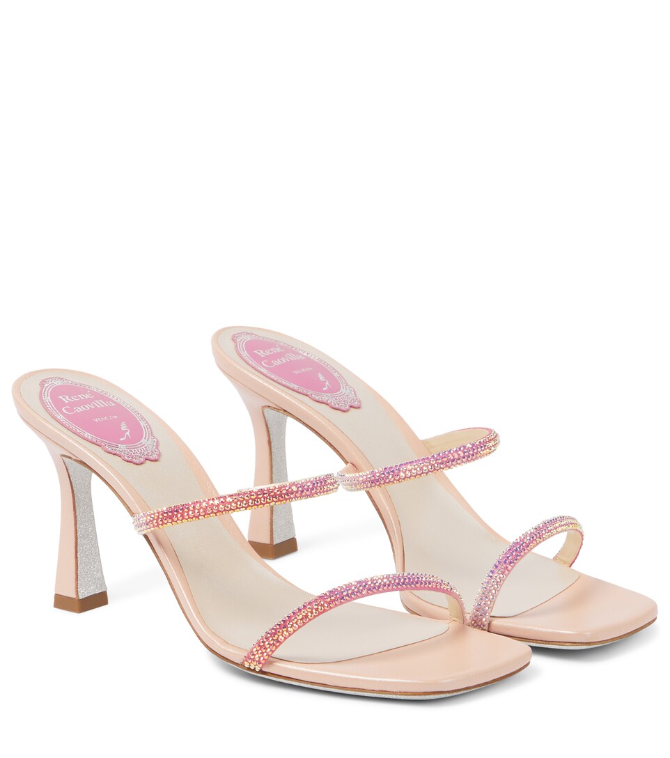 hot pink designer sandals