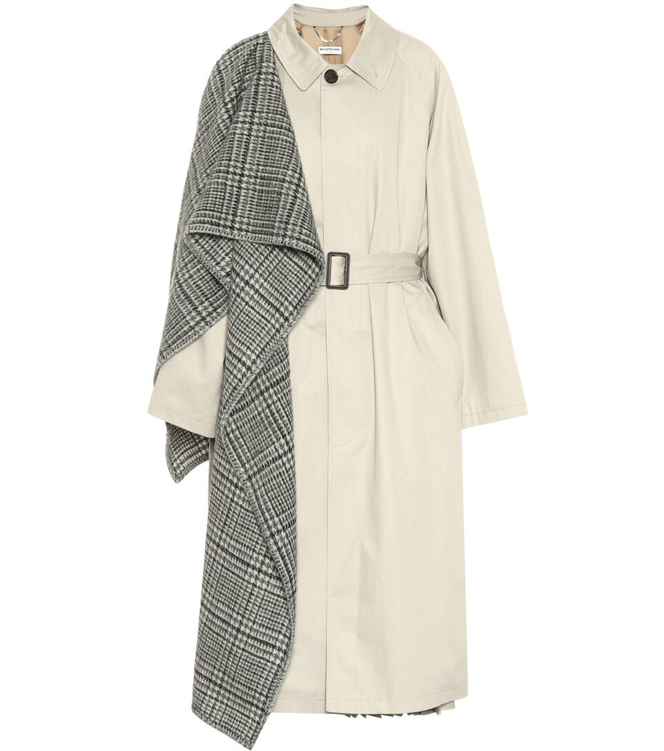 balenciaga cotton trench coat mytheresa balenciaga cotton trench coat mytheresa