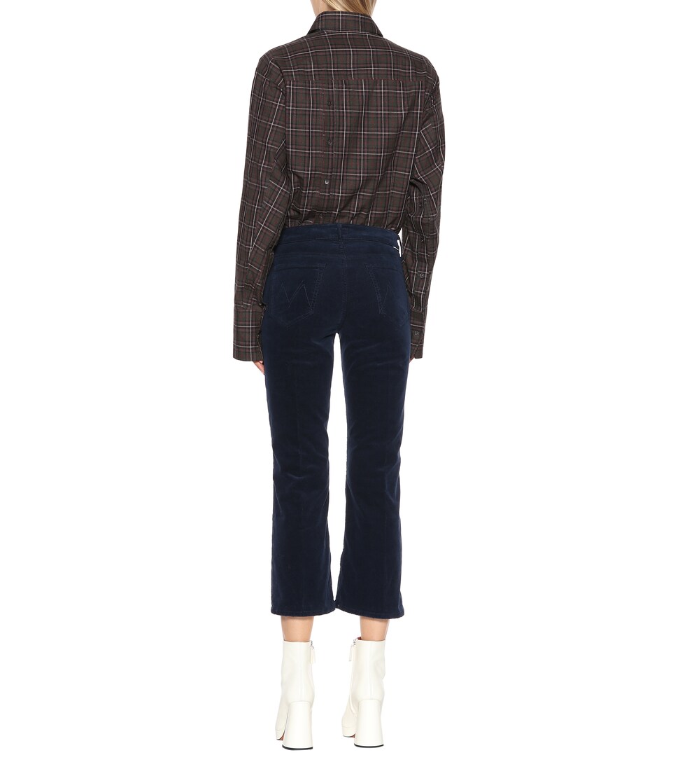 Mother - The Outsider Cropped corduroy jeans | Mytheresa
