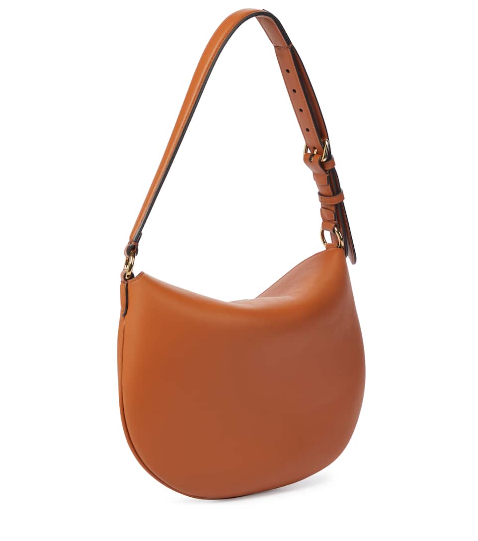 FENDI Croissant Small leather shoulder bag Mytheresa