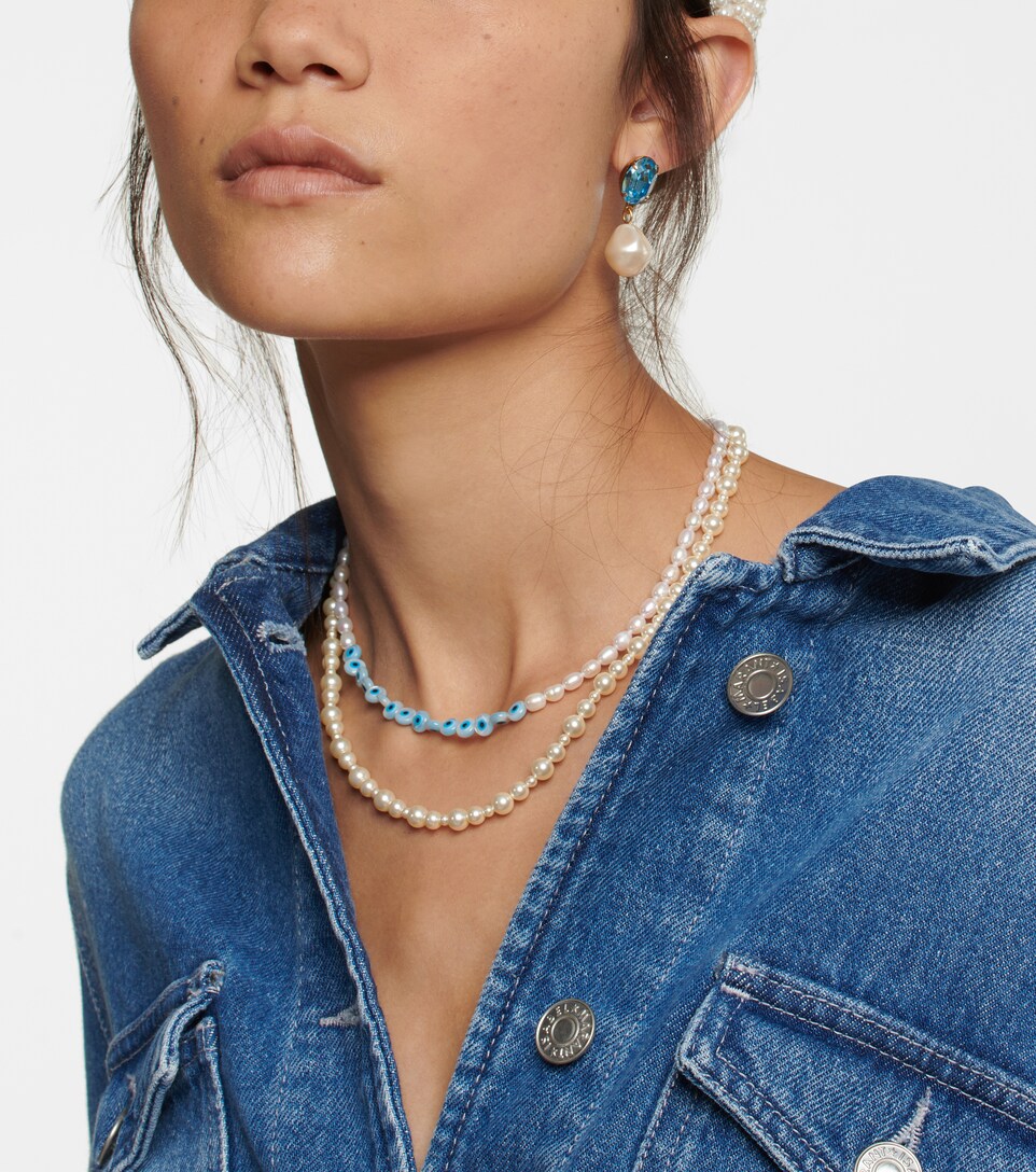 Jennifer Behr - Faux pearl necklace 