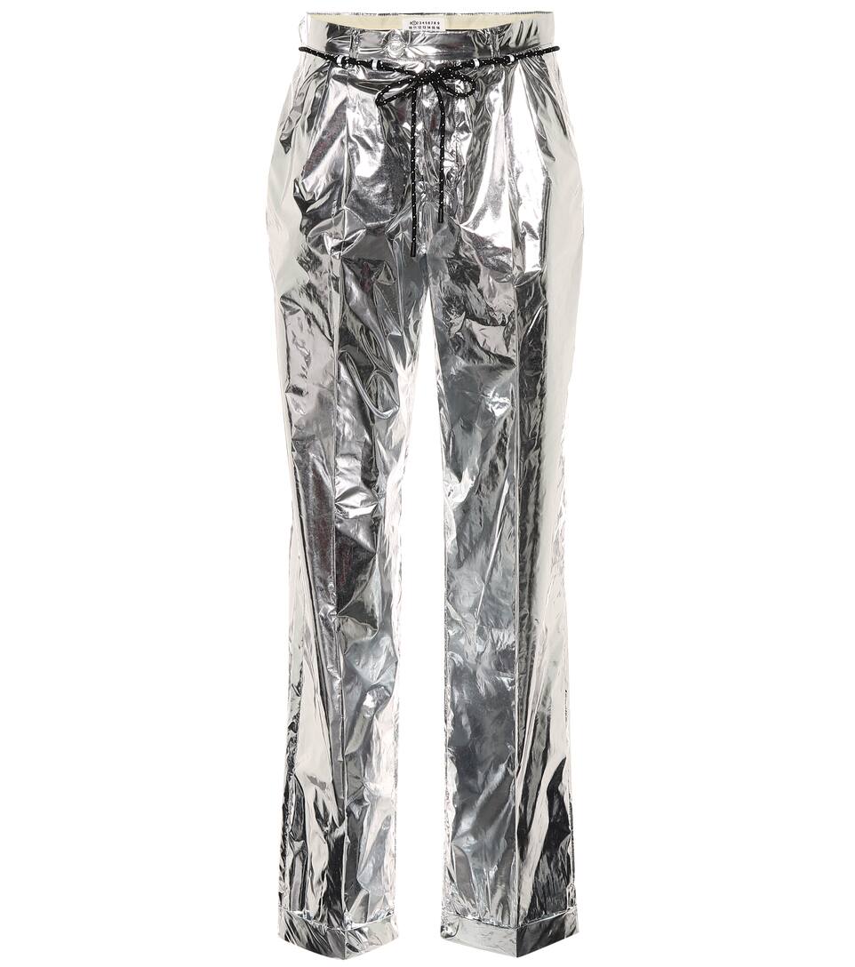 Metallic trackpants