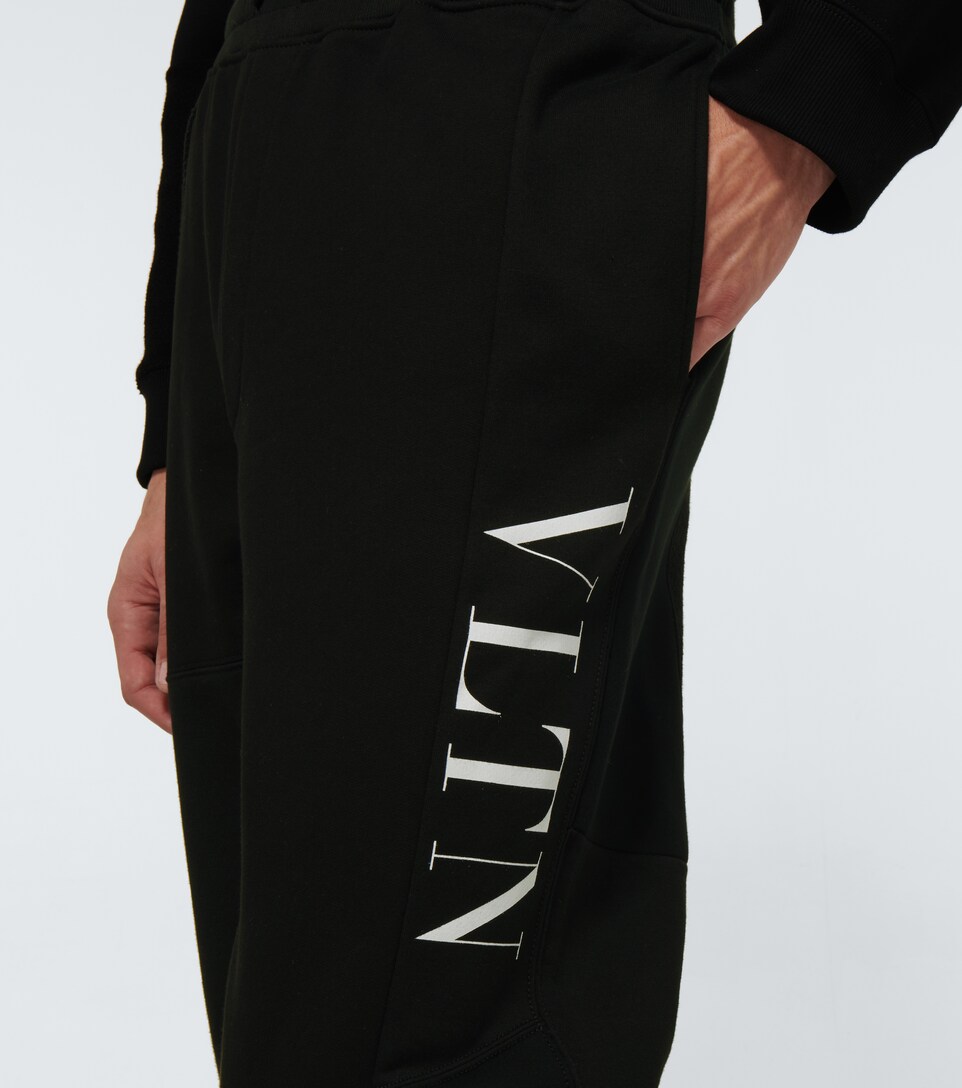 Valentino - Pantalones chándal de punto de algodón | Mytheresa