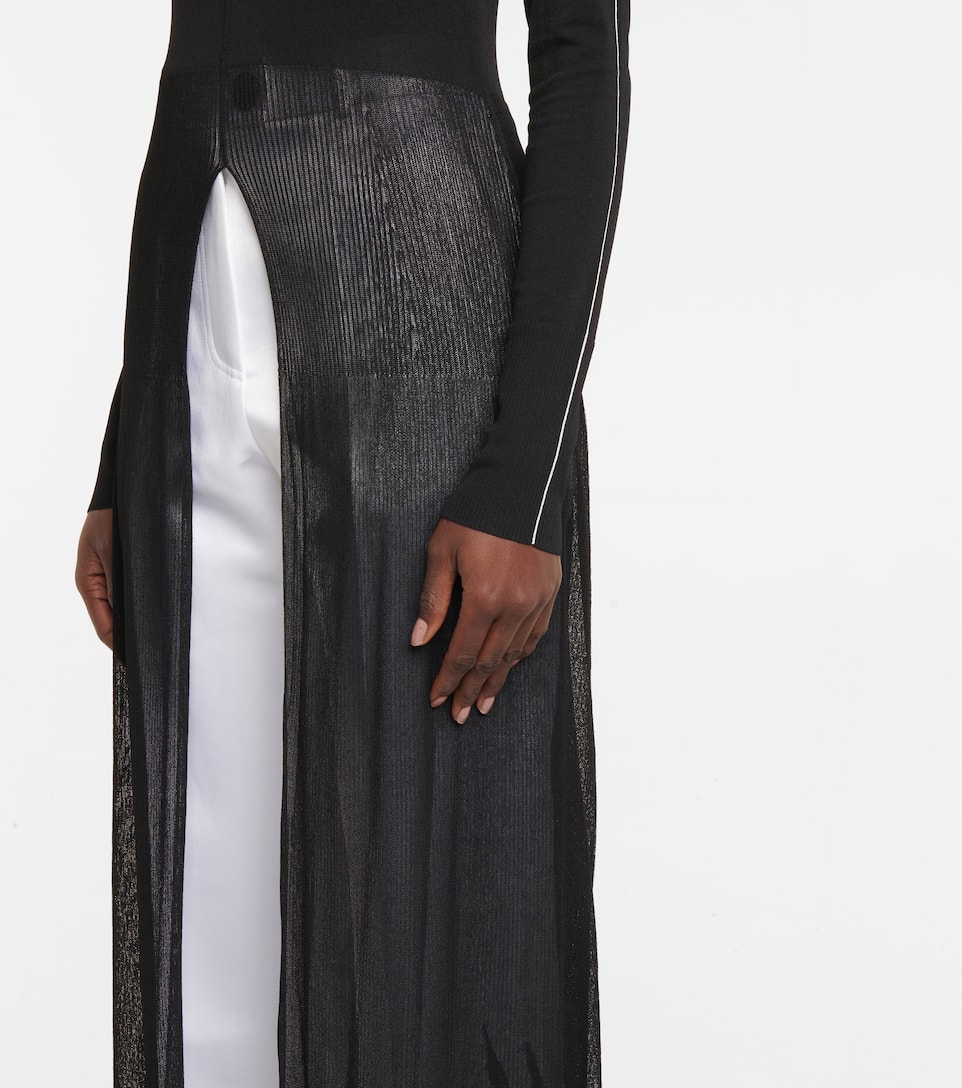 Sheer turtleneck sweater clearance