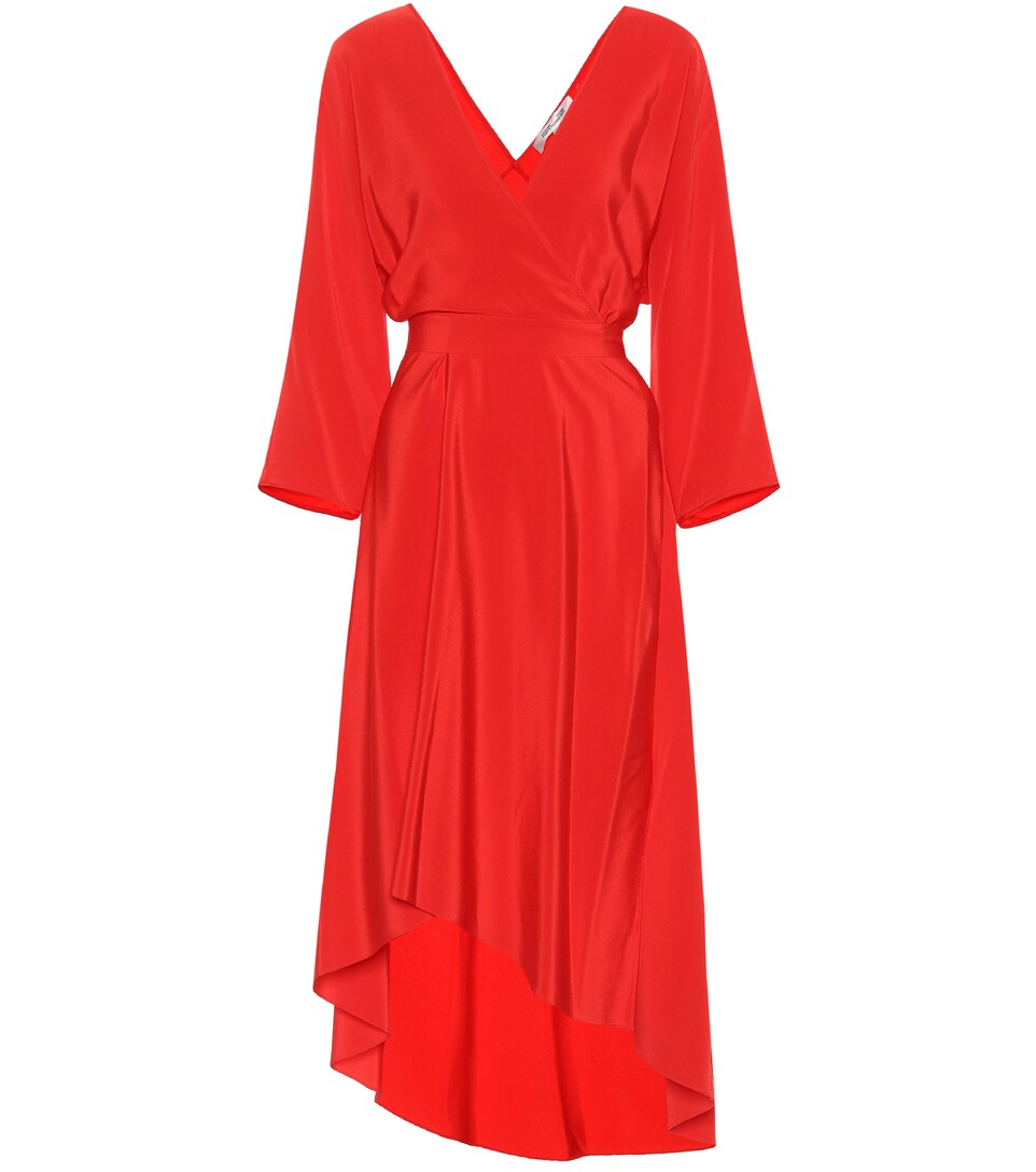 dvf eloise asymmetric dress