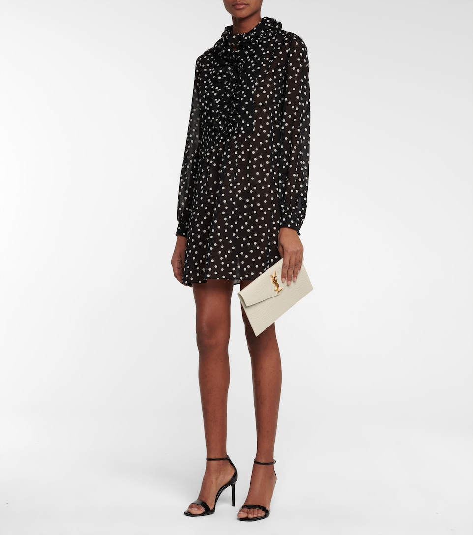 ysl uptown clutch croc