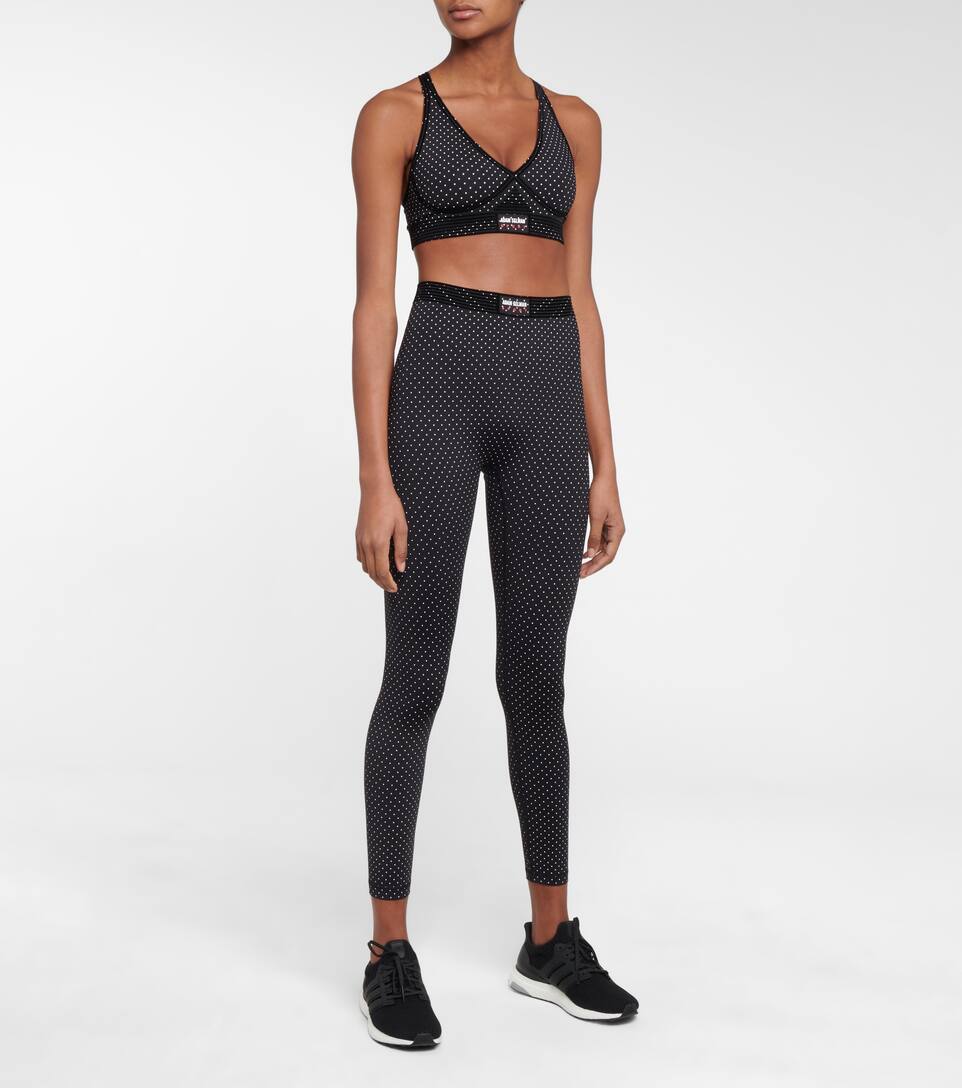 polka dot sports bra