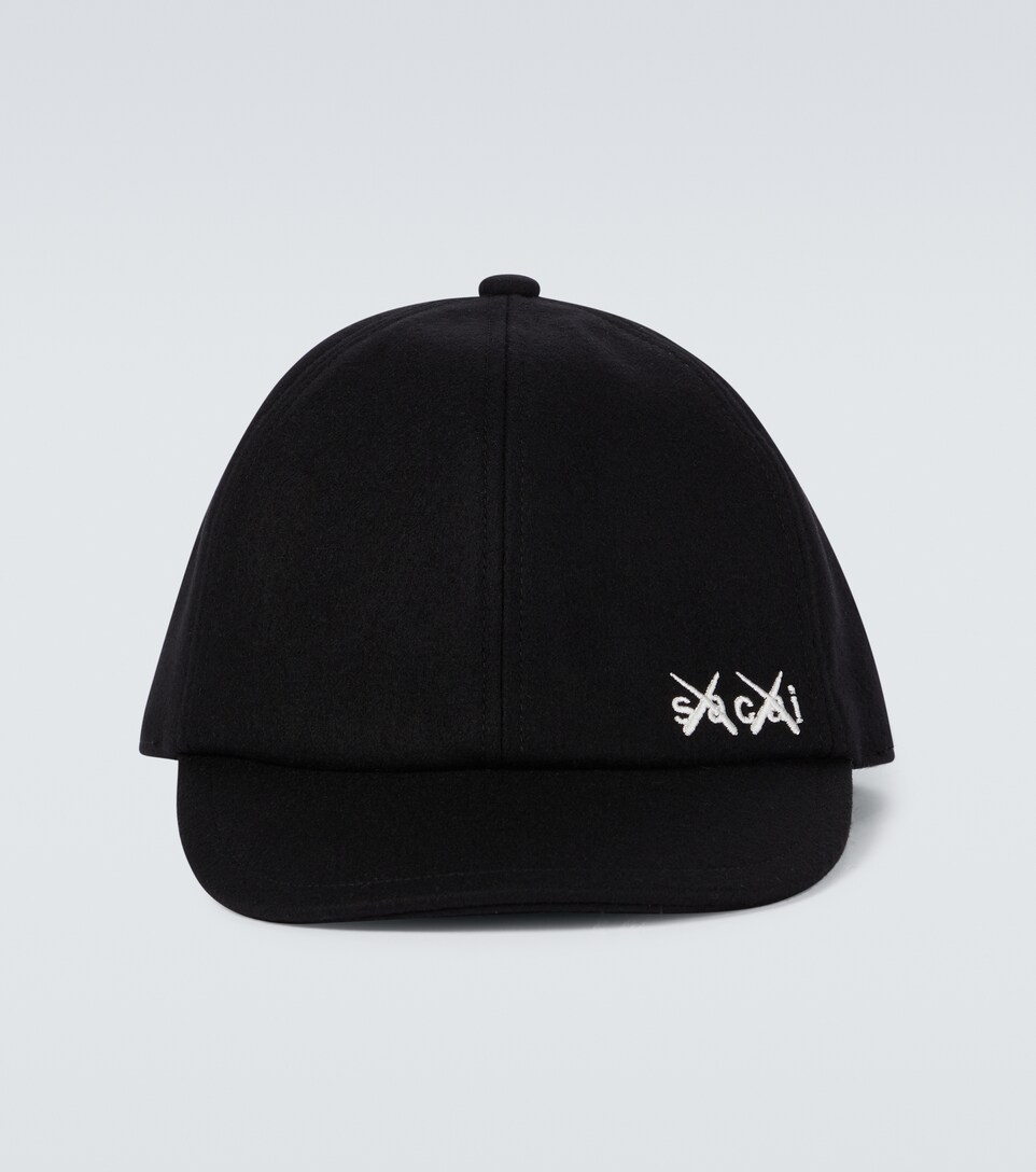 Sacai - sacai x KAWS wool cap | Mytheresa