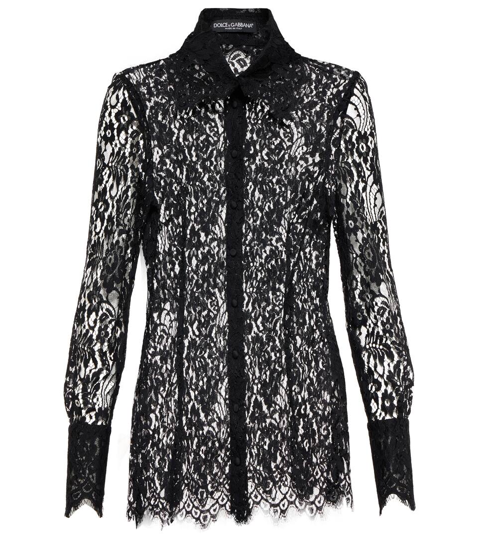 Dolce\u0026Gabbana - Lace shirt | Mytheresa