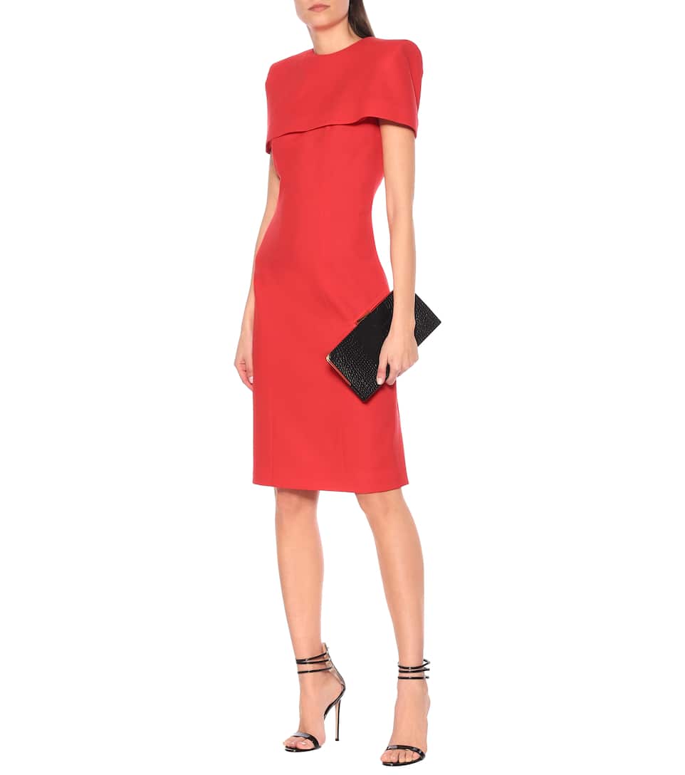 GIVENCHY WOOL-CRÊPE DRESS,P00446752