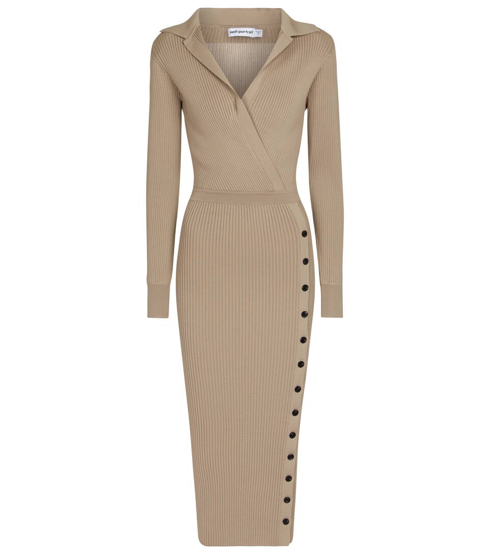 self portrait symm midi dress