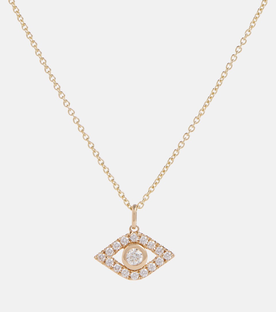 Sydney Evan - Evil Eye 14kt yellow gold 