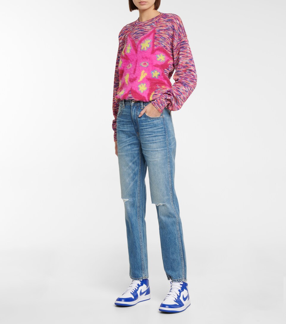 Virginia high-rise straight jeans 