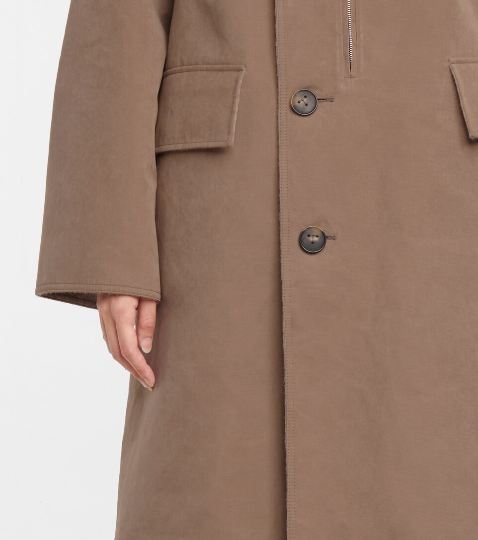 canvas long coat