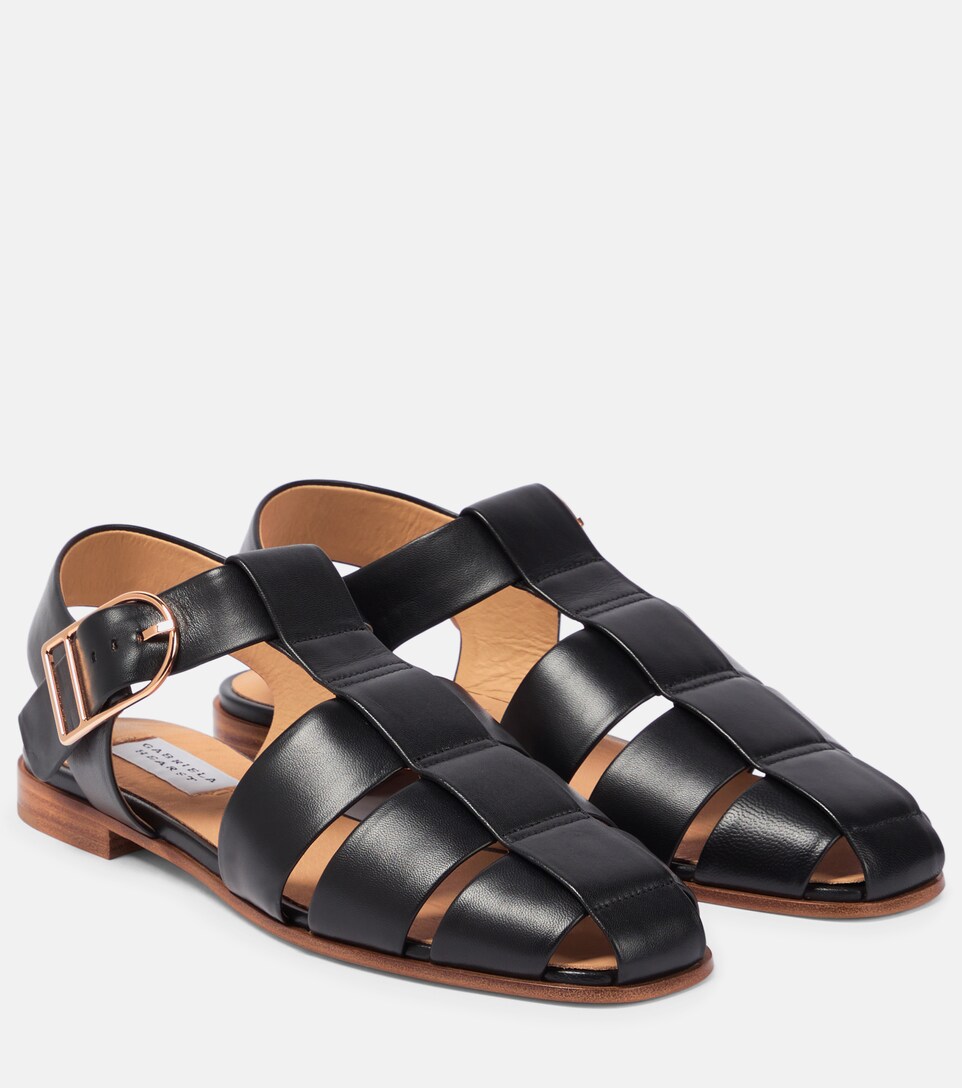 Gabriela Hearst Lynn Leather Sandals Mytheresa