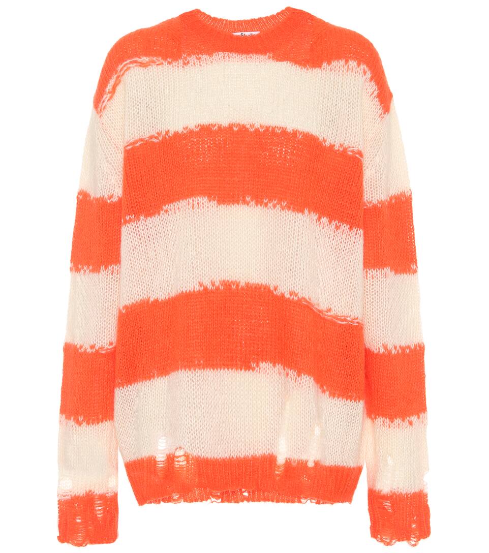 acne studios orange sweater
