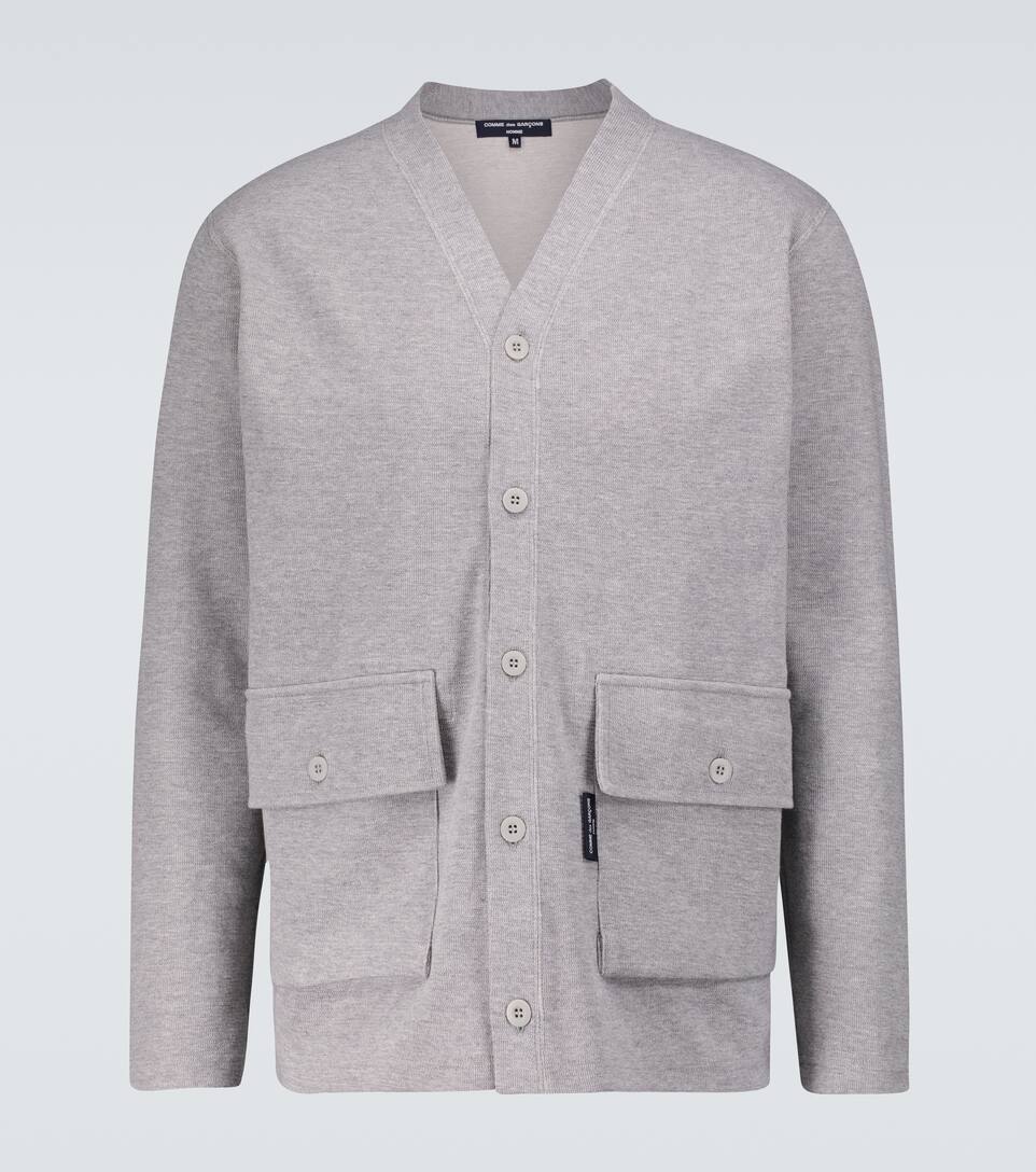 Comme Des Garcons Homme Double Faced Cotton Cardigan Mytheresa