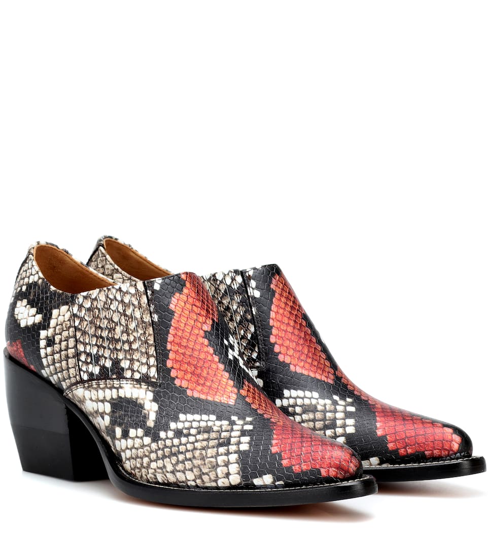 chloe snake boots