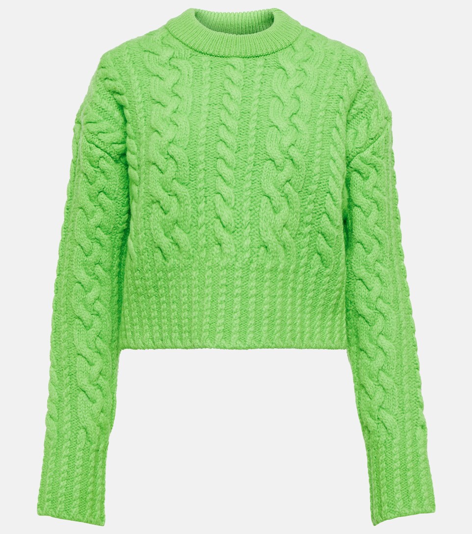 Ami Paris - Cable-knit virgin wool 