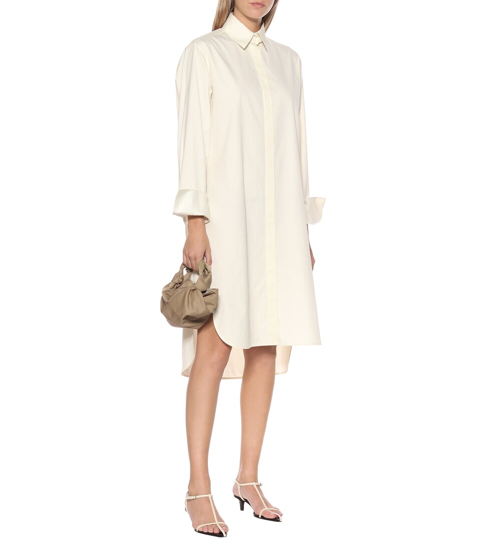 cotton poplin shirt dress