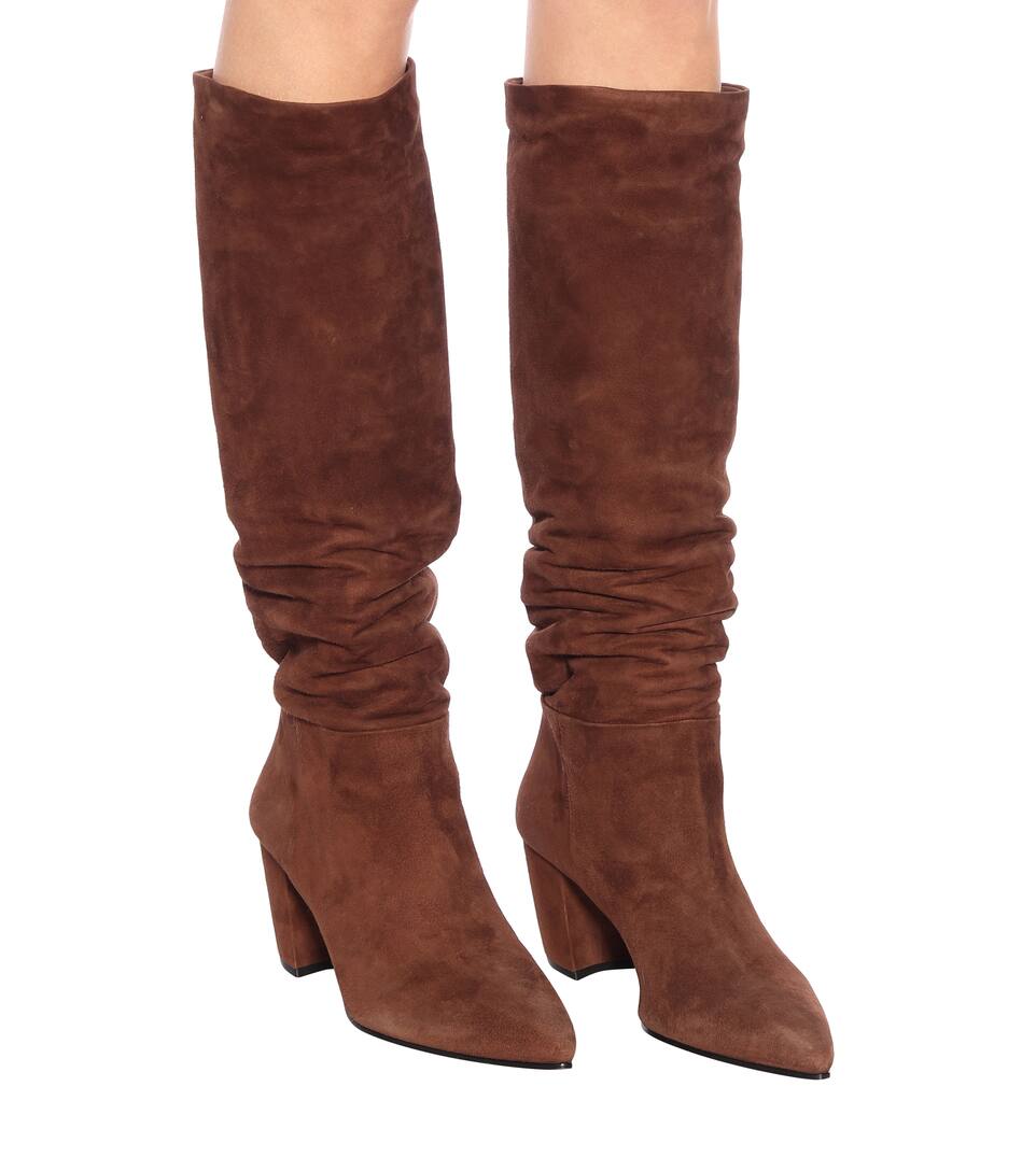 Prada suede knee high boots clearance